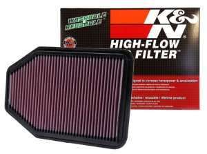 Jeep Wrangler Performance Air Intake - K&N Engineering - High-Flow Drop-In - `07-`12